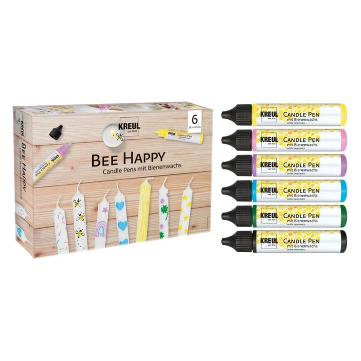 Markery do malowania świec Candle Pen Kreul / 6 x 29 ml | Artmie