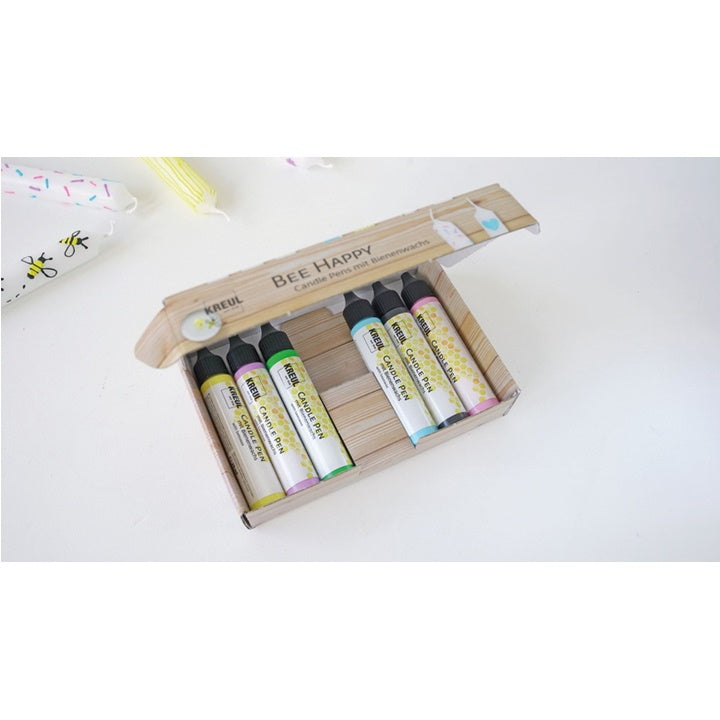 Markery do malowania świec Candle Pen Kreul / 6 x 29 ml | Artmie