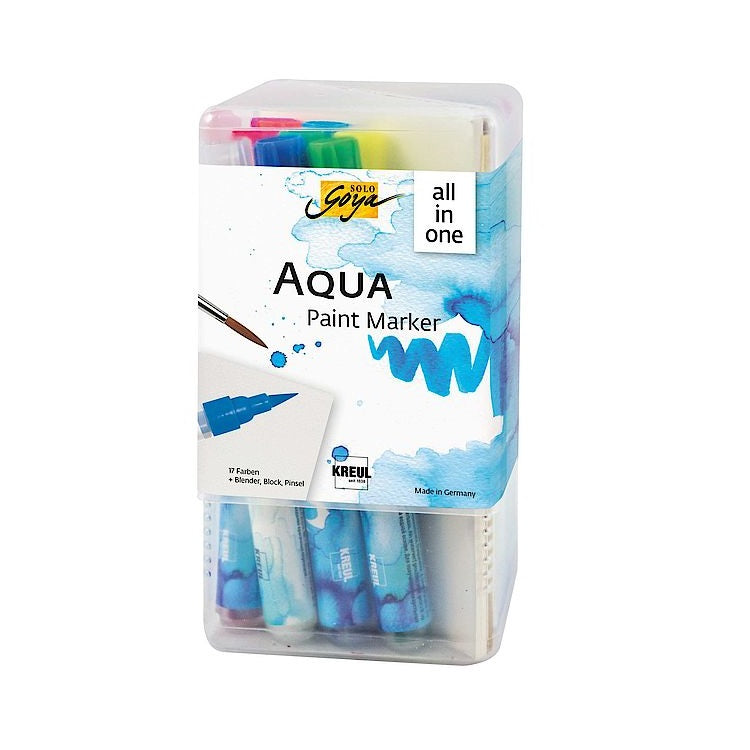 Markery pisaki akwarelowe AQUA Solo Goya Powerpack All-in-one | Artmie