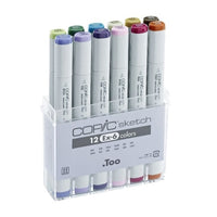 Markery profesjonalne COPIC Sketch Ex-6 / 12szt | Artmie