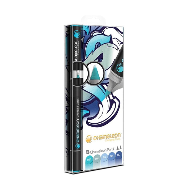Markery tonalne Chameleon  Blue Tones  5 szt. | Artmie