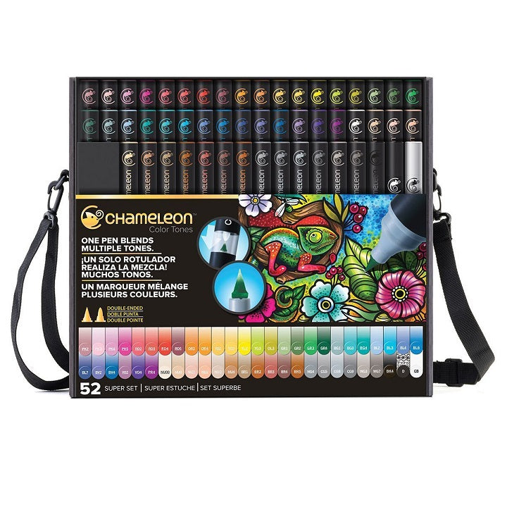 Markery tonalne Chameleon zestaw Super Set 52szt | Artmie
