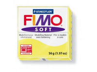 Masa plastyczna FIMO Soft termoutwardzalna - 56 g | różne kolory - 10 - żółta