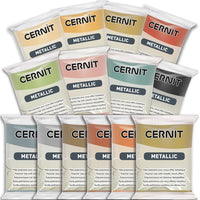 Masa polimerowa CERNIT Metallic 56 g | różne odcienie | Artmie