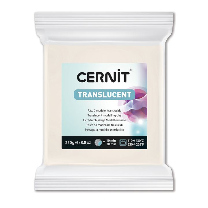 Masa polimerowa CERNIT Translucent 250 g | różne odcienie | Artmie