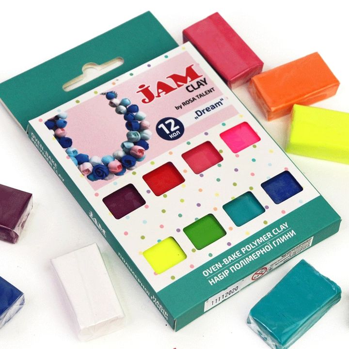Masa polimerowa Rosa Talent - zestaw Dream 12 x 20 g | Artmie