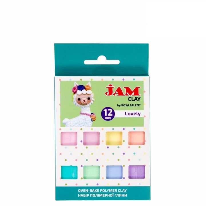 Masa polimerowa Rosa Talent - zestaw Lovely 12 x 20 g | Artmie