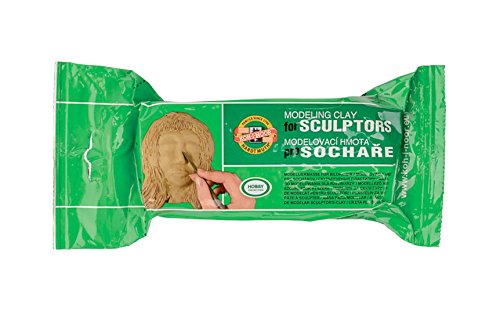 Masa rzeźbiarska Koh-I-Noor brunatnożółta/ 550g | Artmie