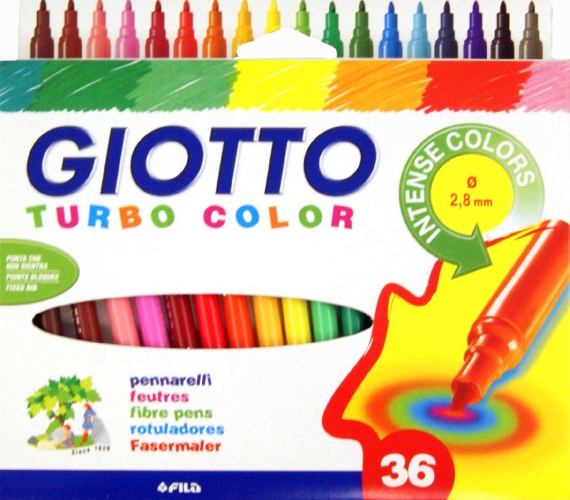 Mazaki GIOTTO TURBO COLOR / 36 kolorów | Artmie