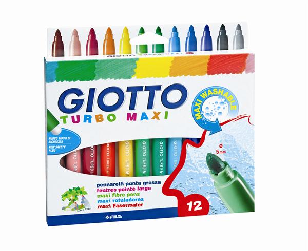 Mazaki Turbo Maxi Giotto / 12 kolorów | Artmie