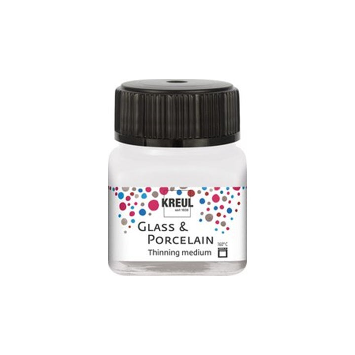 Medium KREUL do rozcieńczania farb do szkła i porcelany 20 ml | Artmie