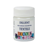Medium rozcieńczające farby akrylowe do tkanin Decola / 50 ml | Artmie