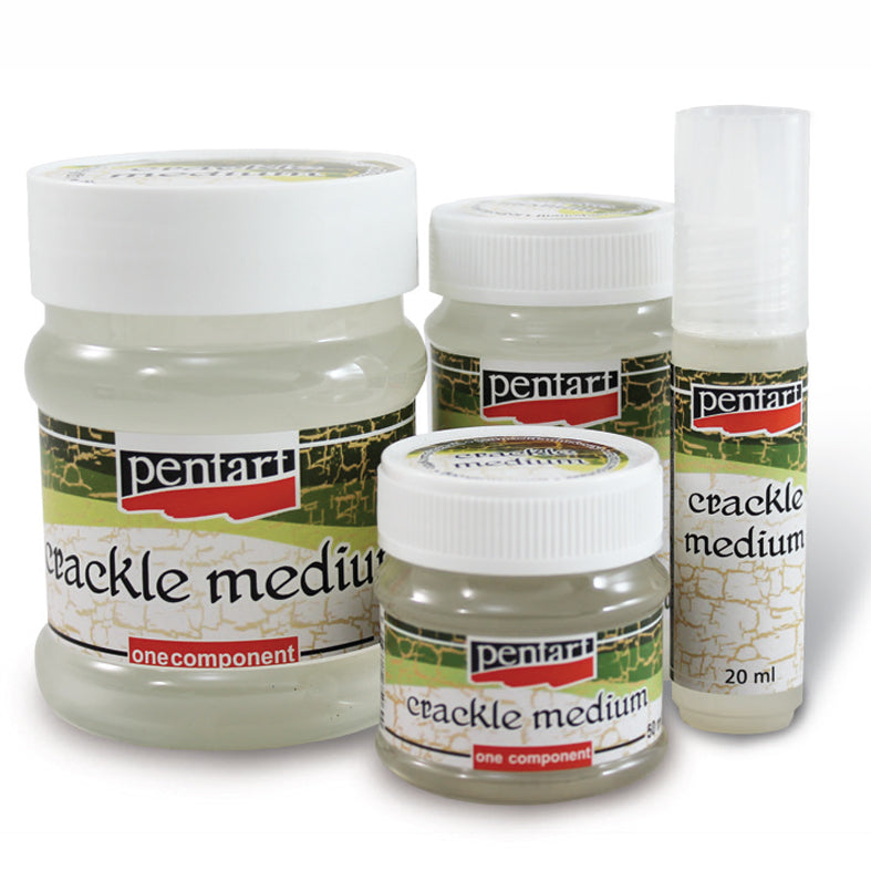 Medium z efektem spękań PENTART | różne pojemności | Artmie