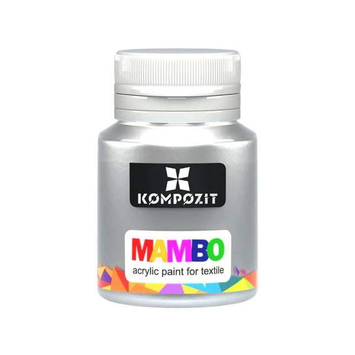 Metaliczna farba do tkanin i skóry MAMBO 20 ml | różne odcienie