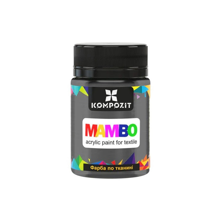 Metaliczna farba do tekstyliów i skóry MAMBO 50 ml | różne odcienie