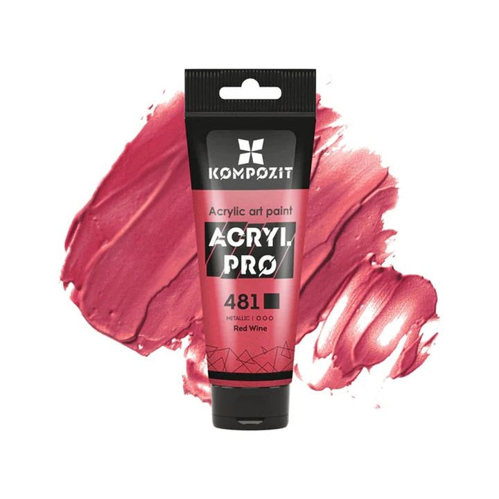Metaliczna farba akrylowa ACRYL PRO ART Kompozit 75 ml | różne odcienie | Artmie