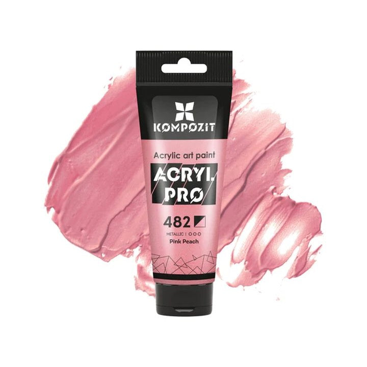 Metaliczna farba akrylowa ACRYL PRO ART Kompozit 75 ml | różne odcienie | Artmie