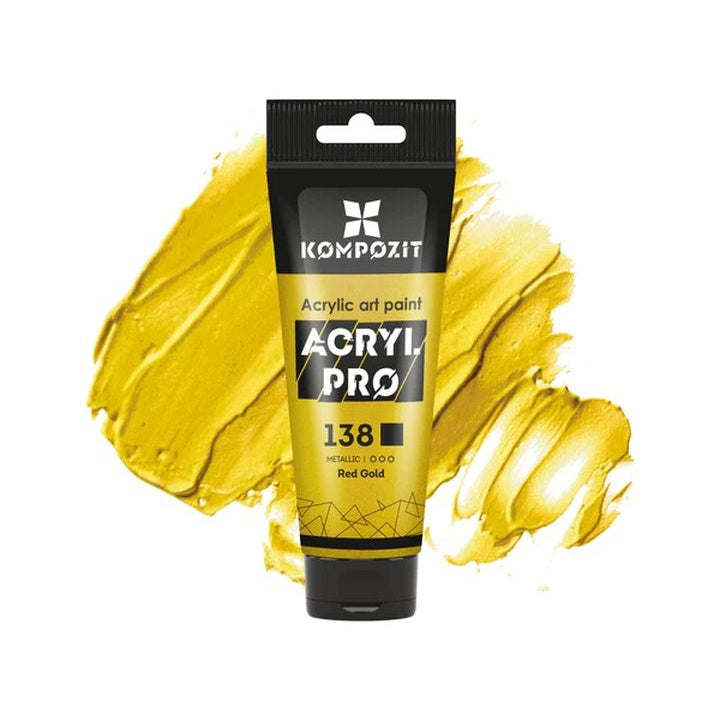Metaliczna farba akrylowa ACRYL PRO ART Kompozit 75 ml | różne odcienie | Artmie
