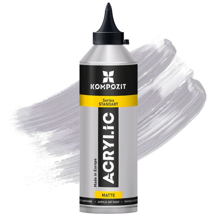 Metaliczna farba akrylowa STANDART Kompozit 500 ml | różne odcienie | Artmie