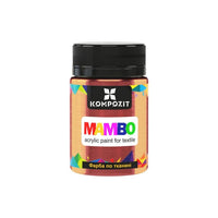 Metaliczna farba do tekstyliów i skóry MAMBO 50 ml | różne odcienie | Artmie