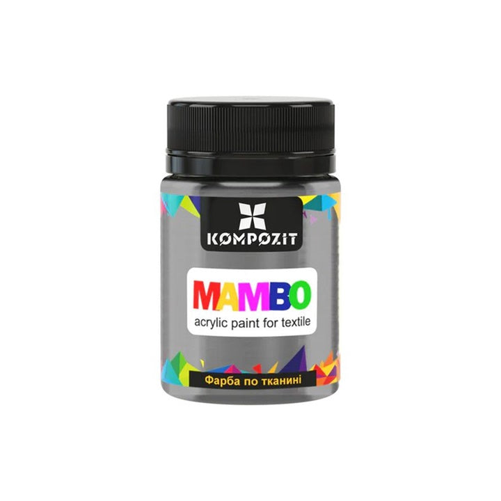 Metaliczna farba do tekstyliów i skóry MAMBO 50 ml | różne odcienie | Artmie