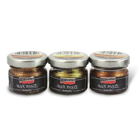 Metaliczna pasta woskowa 20 ml | różne kolory | Artmie