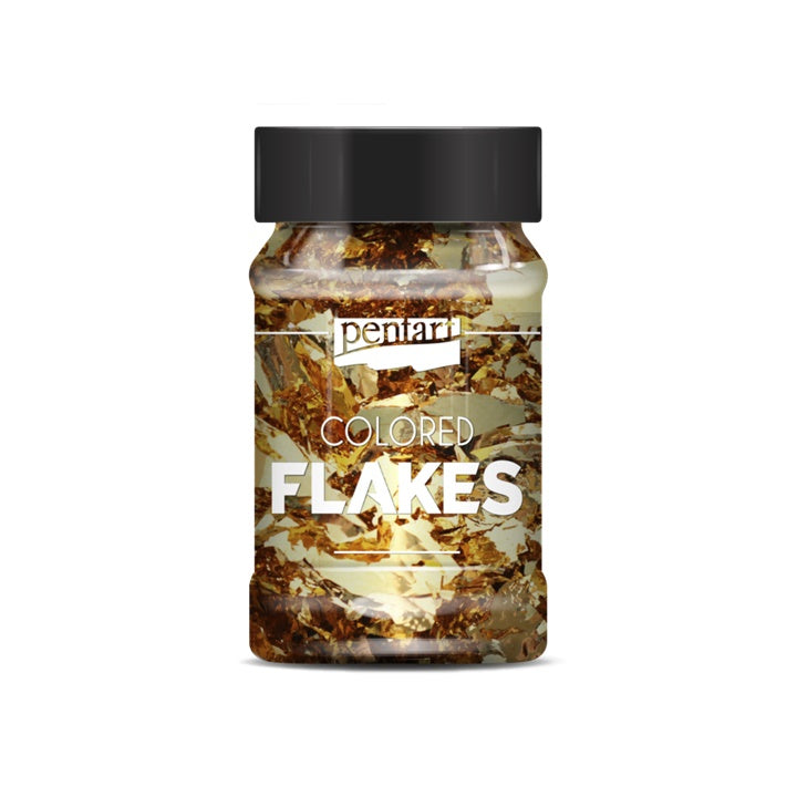 Metaliczne płatki foliowe Pentart 100 ml | różne odcienie | Artmie
