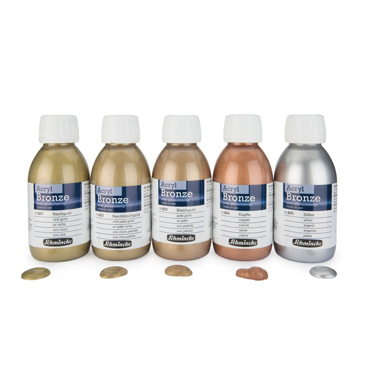 Metaliczny brąz Acryl-Bronze Schmincke 150 ml