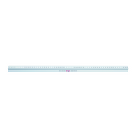 Metalowa linijka z uchwytem / 60 cm | Artmie