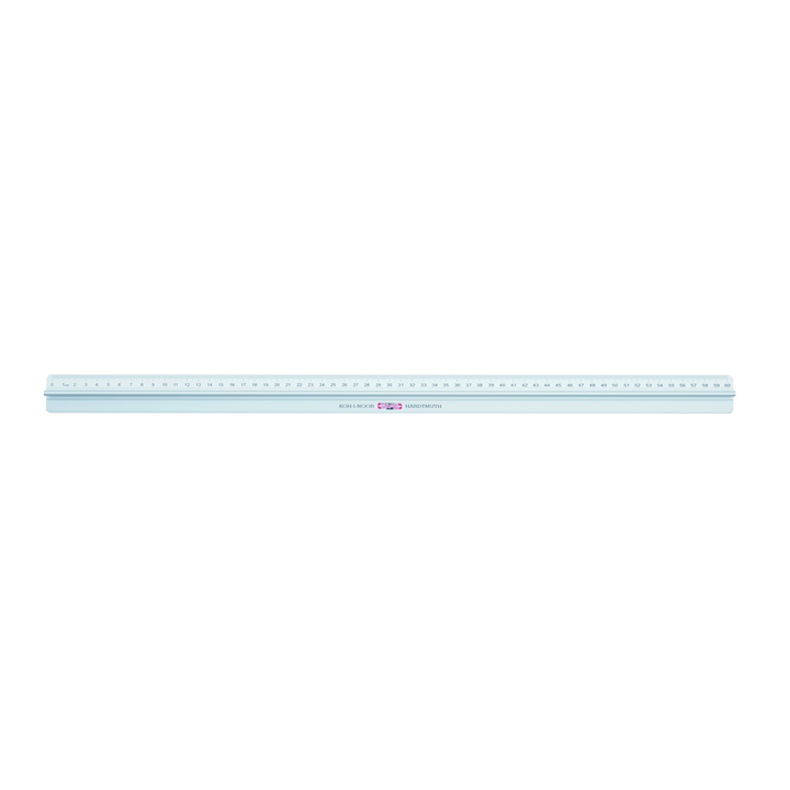 Metalowa linijka z uchwytem / 60 cm | Artmie