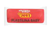 Miękka naturalna plastelina JOVI My First 38 g - czerwona