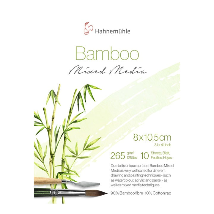MINI BAMBOO blok HAHNEMÜHLE Mixed Media 10,5x8 cm | Artmie