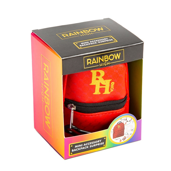 Mini plecak z akcesoriami RAINBOW HIGH czerwony | Artmie