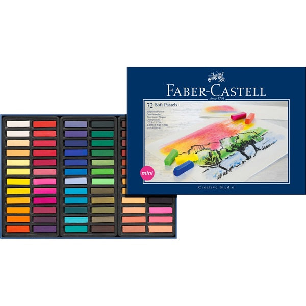 Mini suche pastele Faber-Castell / 72 kolory | Artmie