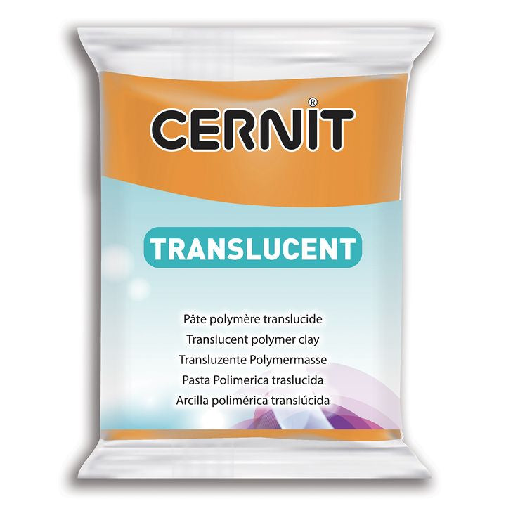 Masa plastyczna Cernit TRANSLUCENT 56g – pomarańczowa