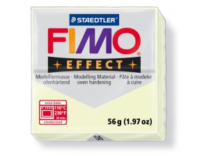 Masa plastyczna FIMO Effect termoutwardzalna - 56 g – 04 - Fosforyzująca w ciemności