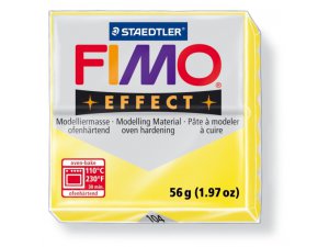 Masa plastyczna FIMO Effect termoutwardzalna - 56 g – 104 - Transparentna żółta