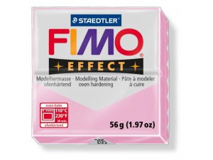 Masa plastyczna FIMO Effect termoutwardzalna - 56 g – 205 - Pastelowa różowa