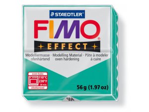 Masa plastyczna FIMO Effect termoutwardzalna - 56 g – 504 - Transparentna Zielona