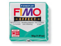 Masa plastyczna FIMO Effect termoutwardzalna - 56 g – 504 - Transparentna Zielona