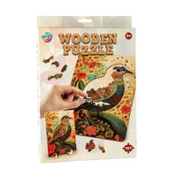 MOXY Drewniane puzzle Ptaki 130 sztuk - Artystyczne | artmie.pl