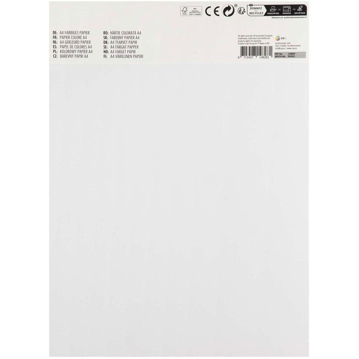 MOXY Papier kolorowy A4 - 50 arkuszy 110 GSM | Artmie