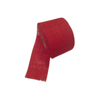 Kolorowa wstążka jutowa 7cm x 10 m – burgundy