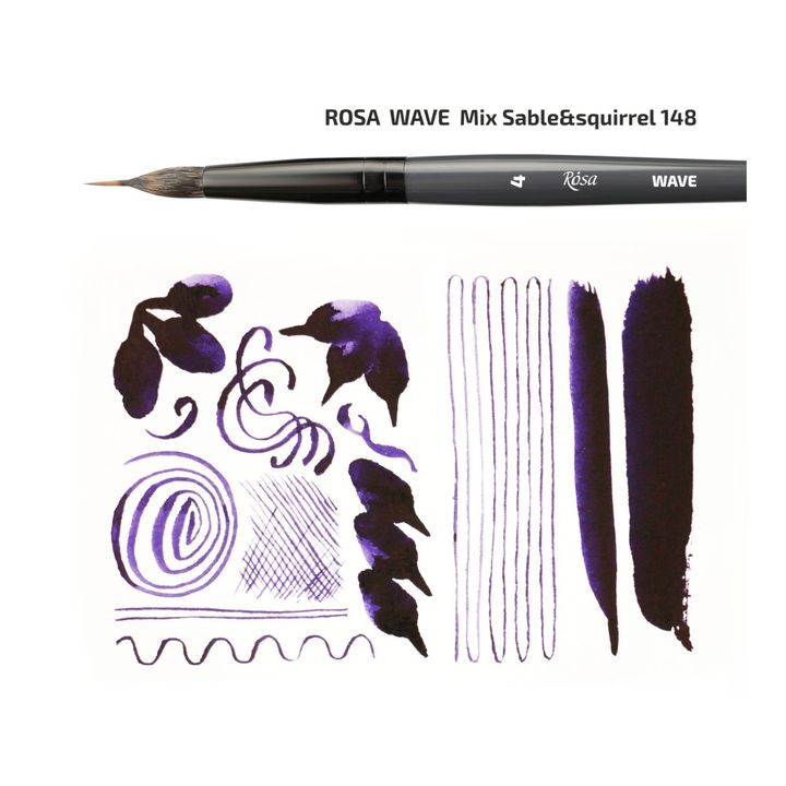 Naturalny okrągły liner ROSA WAVE 148 | różne rozmiary | Artmie