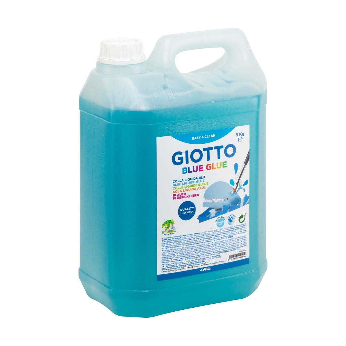 Niebieski klej w płynie GIOTTO Blue Glue – kanister 5000 ml