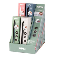 Nieskończony ołówek APLI HB 1 szt. ASSORTED 1 | różne odcienie | Artmie