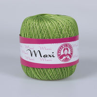 Nić koronkowa Madame Tricote Paris Maxi 100 g – 0188 pstra zielona