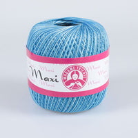 Nić koronkowa Madame Tricote Paris Maxi 100 g – 0199 wielobarwna niebieska