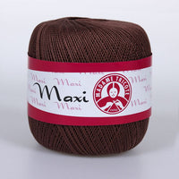 Nić koronkowa Madame Tricote Paris Maxi 100 g – 4655 brązowa