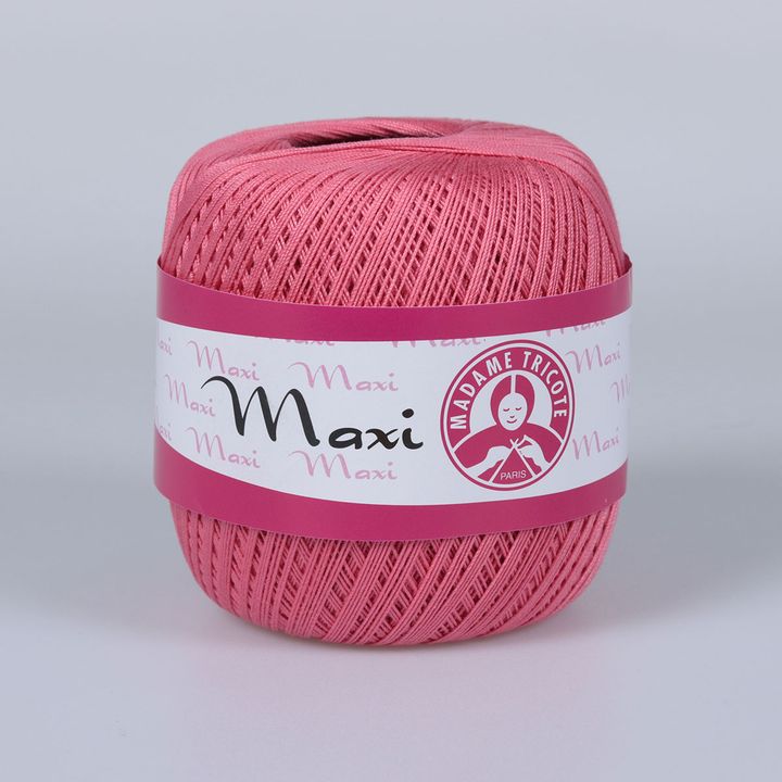 Nić koronkowa Madame Tricote Paris Maxi 100 g – 4914 różowa